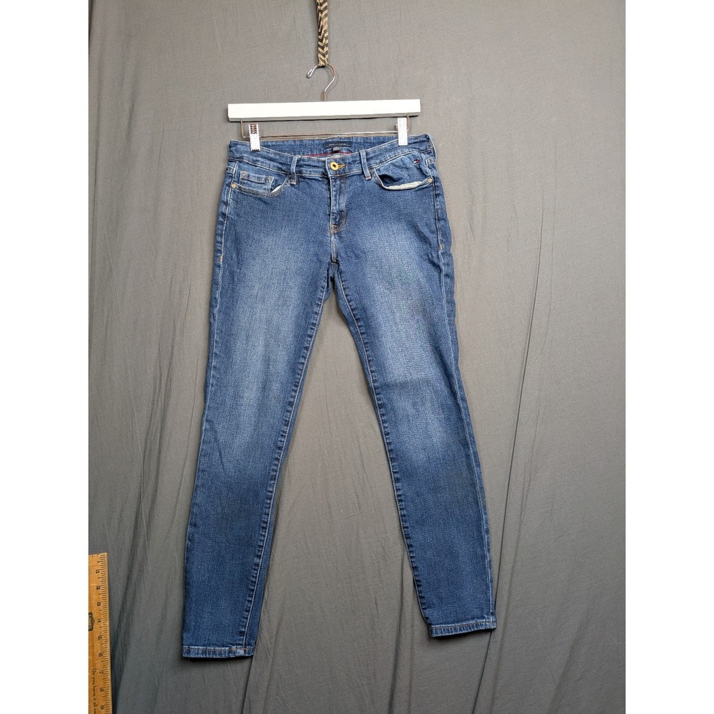 Tommy Hilfiger Jeans Womens Sz 2‎ Dark Wash Skinny